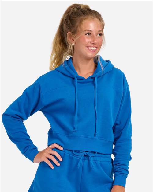 Boxercraft Women's Cropped Fleece Hooded Sweatshirt - Boxercraft BW5404