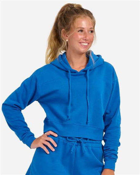 Boxercraft Women's Cropped Fleece Hooded Sweatshirt - Boxercraft BW5404