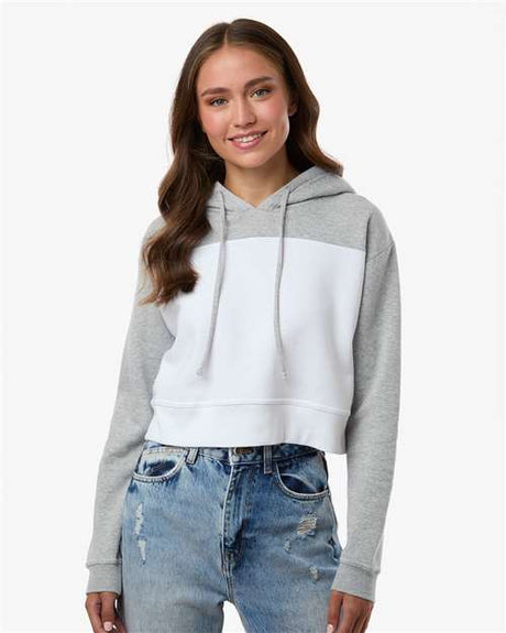 Boxercraft Women's Cropped Fleece Hooded Sweatshirt - Boxercraft BW5404
