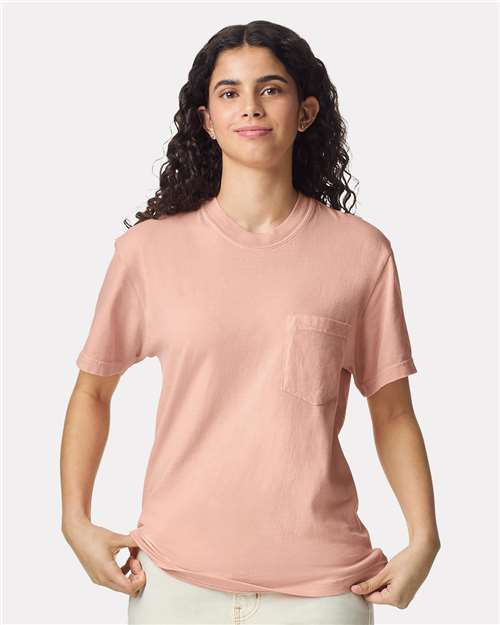 Comfort Colors 6030 Unisex Garment-Dyed Heavyweight Pocket T-Shirt