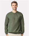 Gildan SF008 Unisex Softstyle Midweight 1/4 Zip Sweatshirt