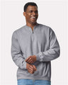 Gildan SF008 Unisex Softstyle Midweight 1/4 Zip Sweatshirt