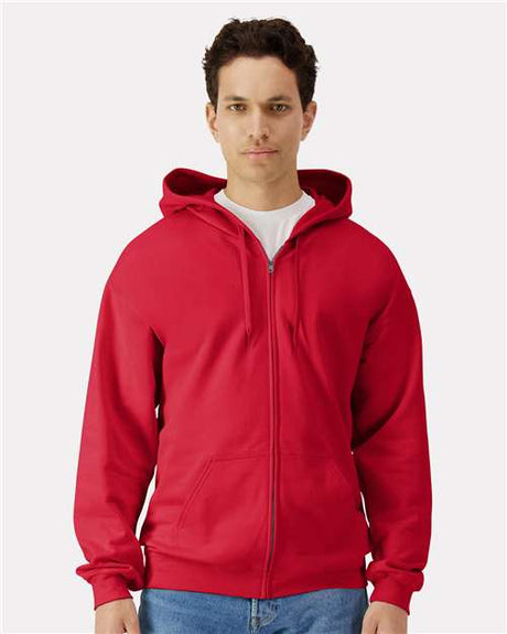 Gildan SF600 Unisex Softstyle Full-Zip Hooded Sweatshirt