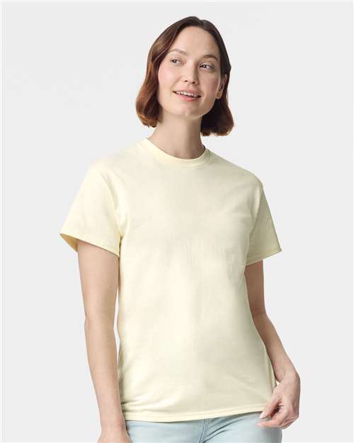 Gildan Heavy Cotton™ T-Shirt - Off White - Gildan 5000 Gildan Off White S