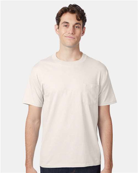 Hanes 5190 Men's Beefy-T Pocket T-Shirt