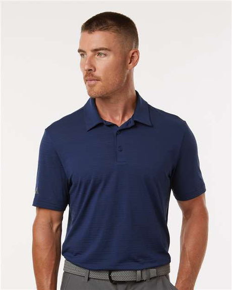 Adidas Men's Textured Stripe Polo - Adidas A704