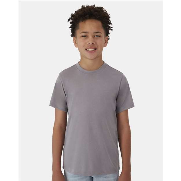 Hanes Cool DRI® Youth Cotton Touch T-Shirt - Hanes 484Y Hanes Graphite XS