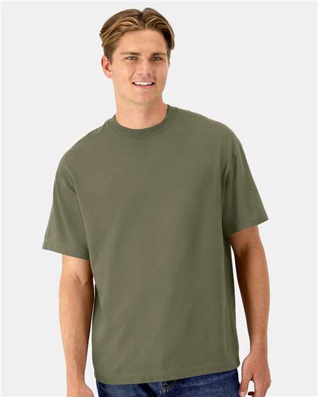 Hanes 5180R Unisex Beefy-T Retro Street T-Shirt