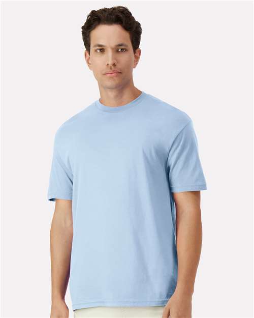 Gildan Light Cotton T-Shirt - Light Blue - Gildan 3000 Gildan Light Blue XS