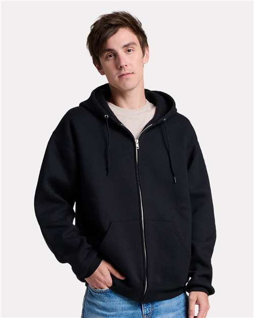 JERZEES Unisex Rugged Full-Zip Hooded Sweatshirt - JERZEES Z12MR