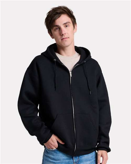JERZEES Unisex Rugged Full-Zip Hooded Sweatshirt - JERZEES Z12MR