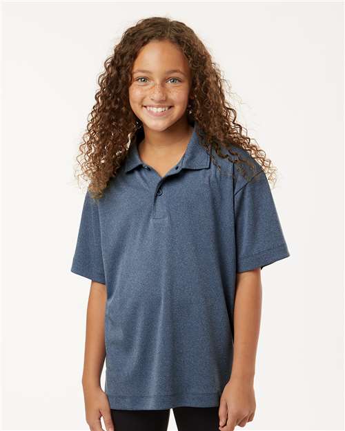 Wholesale All-Sport Performance Youth Pro-Lock Performance Polo
