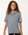 Wholesale All-Sport Performance Youth Pro-Lock Performance Polo