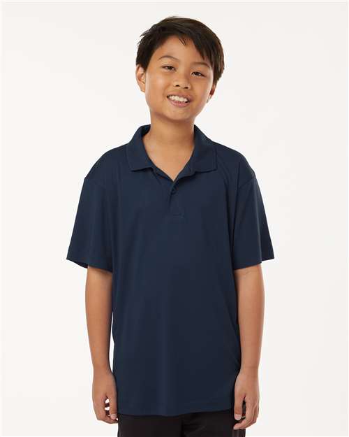 Wholesale All-Sport Performance Youth Pro-Lock Performance Polo