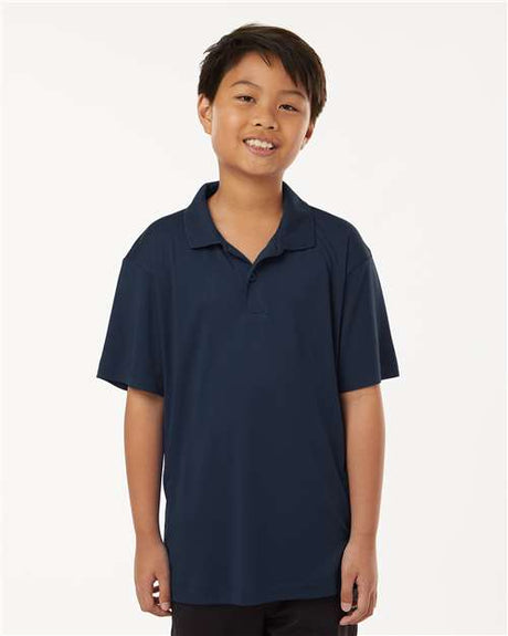 Wholesale All-Sport Performance Youth Pro-Lock Performance Polo