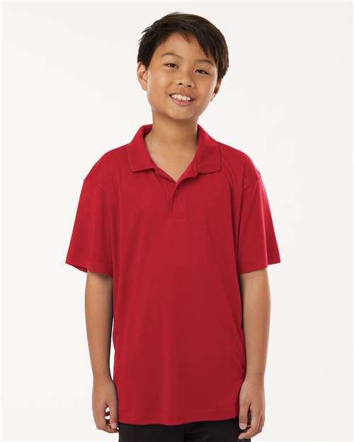 Wholesale All-Sport Performance Youth Pro-Lock Performance Polo