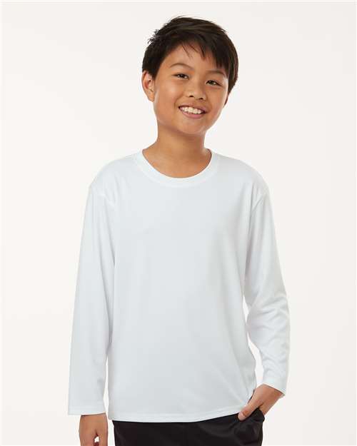 Wholesale All-Sport Performance Youth Pro-Lock Performance Long Sleeve T-Shirt