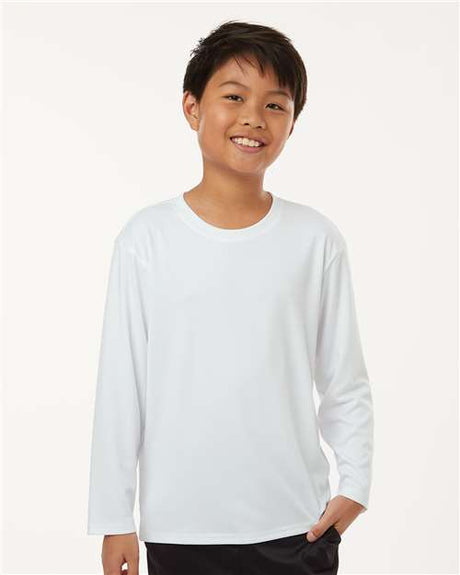 Wholesale All-Sport Performance Youth Pro-Lock Performance Long Sleeve T-Shirt