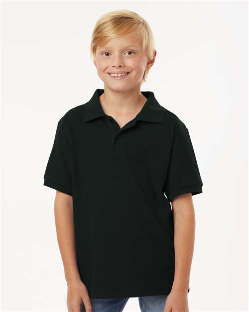 Wholesale All-Sport Performance Youth Pique Polo