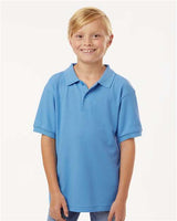 Wholesale All-Sport Performance Youth Pique Polo