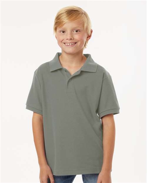 Wholesale All-Sport Performance Youth Pique Polo