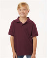 Wholesale All-Sport Performance Youth Pique Polo