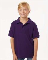 Wholesale All-Sport Performance Youth Pique Polo