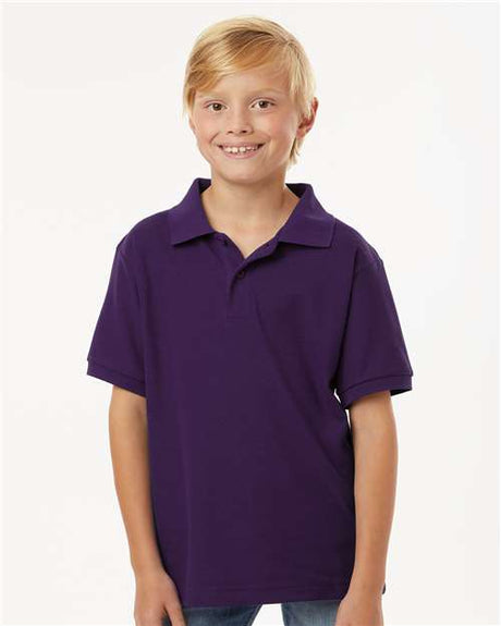 Wholesale All-Sport Performance Youth Pique Polo