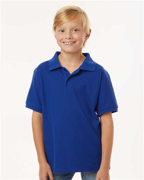 Wholesale All-Sport Performance Youth Pique Polo