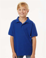 Wholesale All-Sport Performance Youth Pique Polo