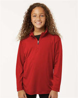 Wholesale All-Sport Performance Youth Pro-Lock Performance Quarter-Zip Pullover
