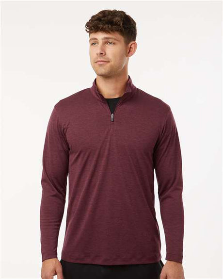 Wholesale All-Sport Performance Men's Pro-Lock Performance Mélange Quarter-Zip Pullover