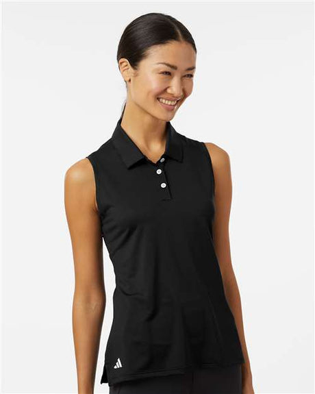 Adidas Women's Ottoman Sleeveless Polo - Adidas A1005