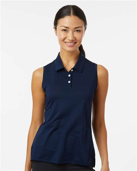 Adidas Women's Ottoman Sleeveless Polo - Adidas A1005