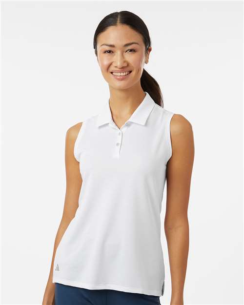 Adidas Women's Ottoman Sleeveless Polo - Adidas A1005