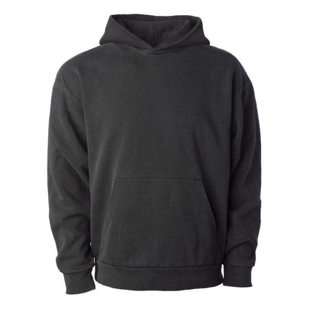 Independent Trading Co. Boulevard Heavyweight Hooded Sweatshirt - Independent Trading Co. IND330BLV Independent Trading Co. Pigment Black XS