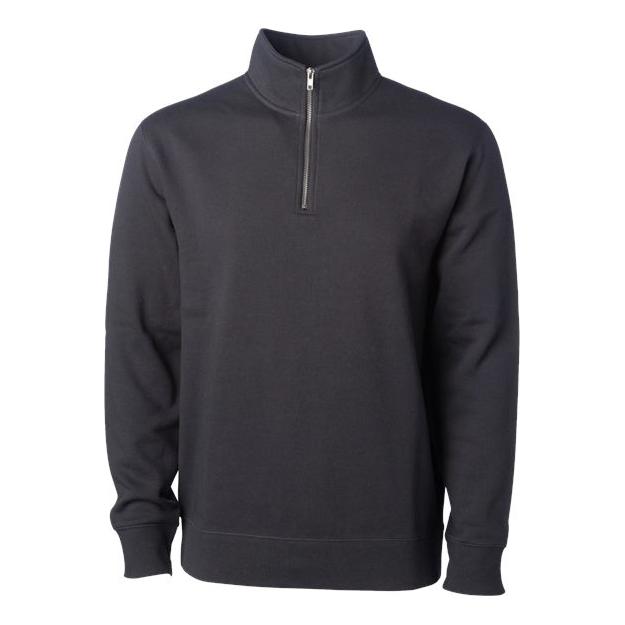 Independent Trading Co. Midweight Quarter-Zip Pullover - Independent Trading Co. SS4600QZ Independent Trading Co. Asphalt XS