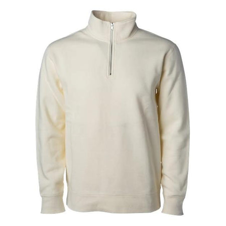 Independent Trading Co. Midweight Quarter-Zip Pullover - Independent Trading Co. SS4600QZ Independent Trading Co. Bone XS