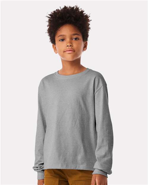 Bella + Canvas 3511Y Youth 6oz Heavyweight Long Sleeve Tee
