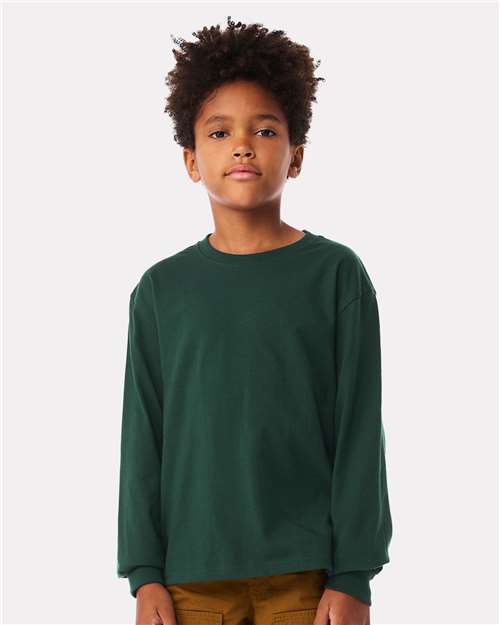 BELLA + CANVAS Youth 6oz. Heavyweight Long Sleeve Tee - BELLA + CANVAS 3511Y