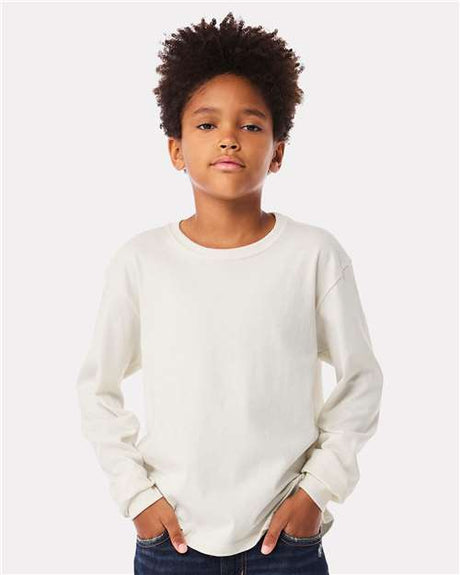 Bella + Canvas 3511Y Youth 6oz Heavyweight Long Sleeve Tee