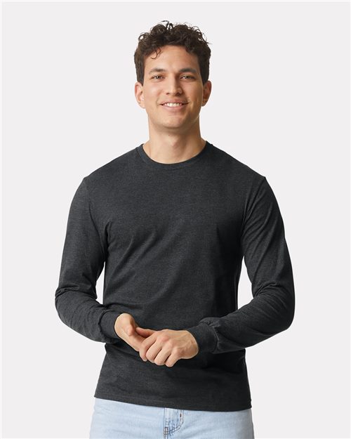 Gildan Unisex Softstyle® CVC Long Sleeve T-Shirt - Gildan 64440CVC