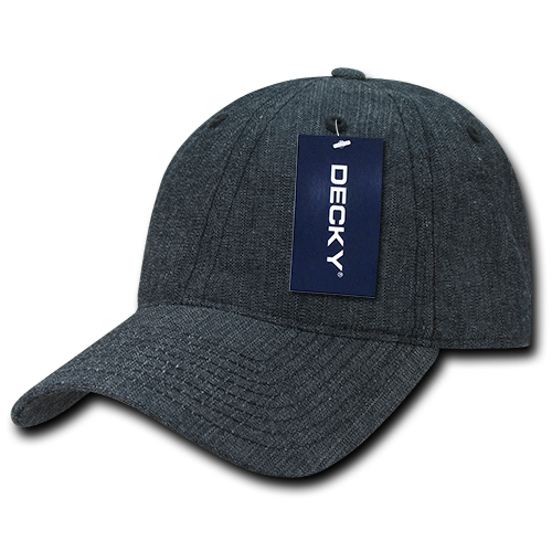 Decky 6 Panel Low Profile Relaxed Denim Dad Hat | Decky 117