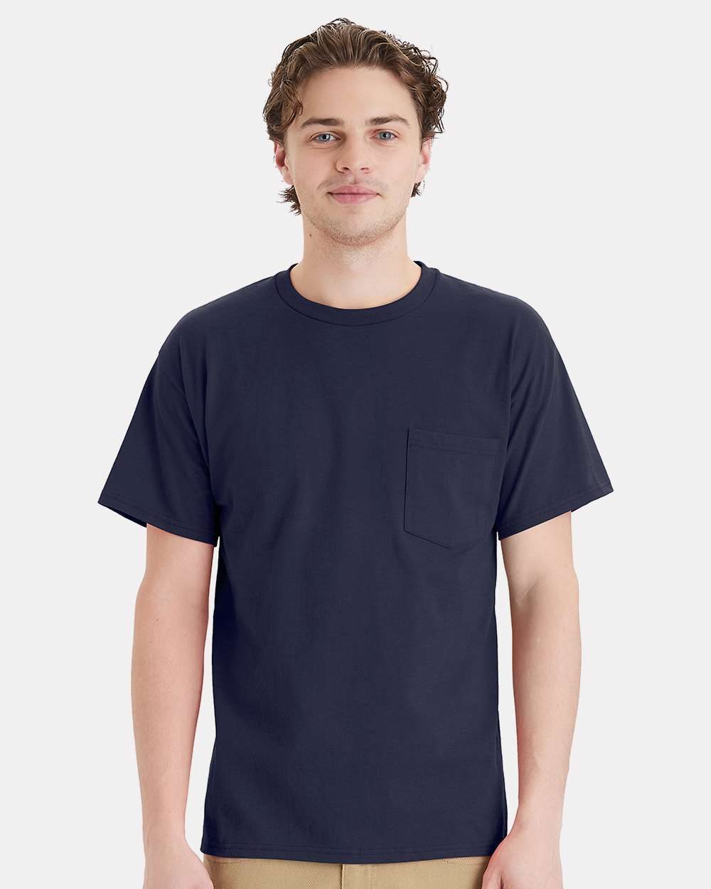 Hanes 5290P Essential-T Pocket T-Shirt