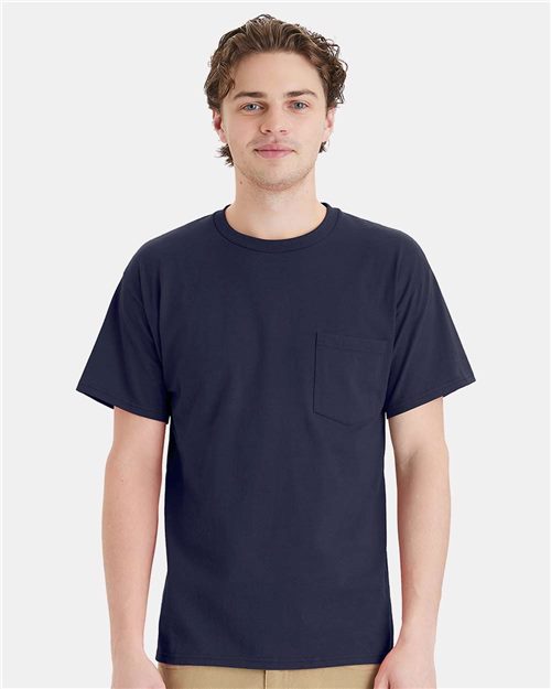 Hanes Essential-T Pocket T-Shirt - Hanes 5290P