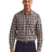 Artisan Collection by Reprime Mulligan Check Long-Sleeve Cotton Shirt - Artisan Collection by Reprime RP250 Artisan Collection by Reprime Steel/ Black S