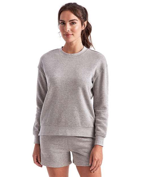 TriDri Women's Billie Side-Zip Crewneck Sweatshirt - TriDri TD600