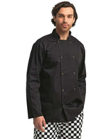 Artisan Collection by Reprime Ten Studded Front Chef Coat - Artisan Collection by Reprime RP665 Artisan Collection by Reprime Black XS