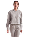 TriDri Women's Alice Half-Zip Hooded Sweatshirt - TriDri TD077