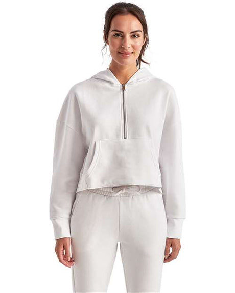 TriDri Women's Alice Half-Zip Hooded Sweatshirt - TriDri TD077